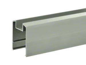 CRL Agate Gray 200, 300, 350 and 400 Series 241" Long Horizontal Double Glass Mid-Rail