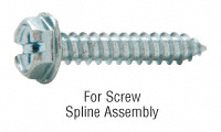 CRL-U.S. Aluminum #10 x 1" Hex Washer Screws - 200/Pk