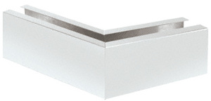 CRL Satin Anodized 12" 135º Mitered Corner Cladding for W5B Series Windscreen and Smoke Baffle Base Shoe