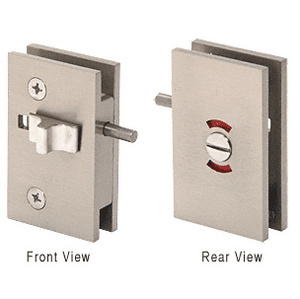 CRL Brushed Nickel Geneva Sliding Block Lock for RPS