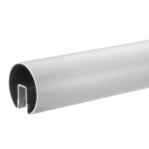 CRL Brushed Stainless 3" Premium Cap Rail for 1/2" or 5/8" Glass - 120"