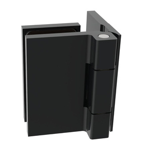 CRL Matte Black Como Series Wall Mount Outswing Hinge