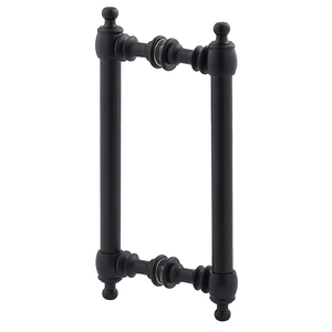 Oil Rubbed Bronze 8" Antique Style Back to Back Handles