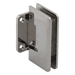 Polished Nickel Wall Mount with Short Back Plate Majestic Series Hinge