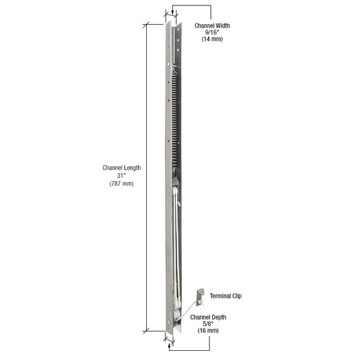 CRL 31" Window Channel Balance - 3020 or 30-2