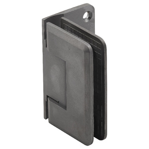 Satin Chrome Wall Mount with Offset Back Plate Premier Series Hinge