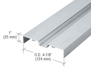 CRL 487 Mill OfficeFront™ Shallow Pocket Glazing Insert - 24'-2"