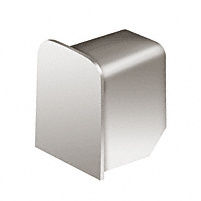 CRL 316 Polished Stainless End Cap for 1/2" U-Channel Cap Railing