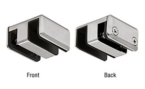 CRL Brushed Nickel Top Guide for Essence® Series Sliding Door Kit