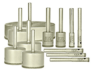 CRL 12 Piece EDD Series Standard Plated Diamond Drill Set