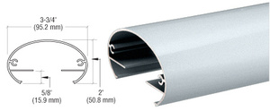 CRL Mill 350X Series 241" Top Rail