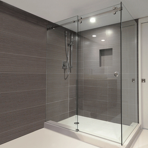 Bristol Series Slider 180 Degree Brushed Stainless