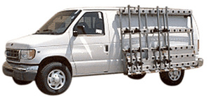 CRL 96" x 72" Aluminum Glass Rack for Long Wheelbase Vans