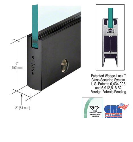 CRL Black Powder Coated 3/8