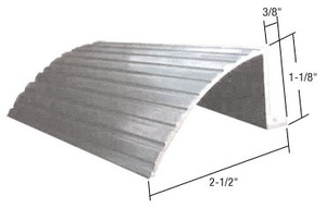 CRL Aluminum 74" Retractable Screen Door Round Sill Adaptor