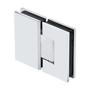 Satin Chrome 180º Glass to Glass Designer Hinge