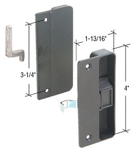 CRL Sliding Screen Door Latch and Pull with 3-1/4" Screw Holes