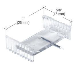 CRL Clear 5/8" x 1" Window Grid Retainers - Carded