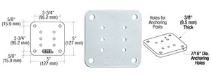 CRL Mill 5" x 5" Square Base Plate