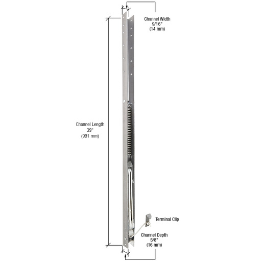 CRL 39" Window Channel Balance - 3820 or 38-2