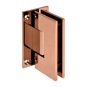 CRL Rose Gold Vienna 037 Series Wall Mount Full Back Plate Hinge