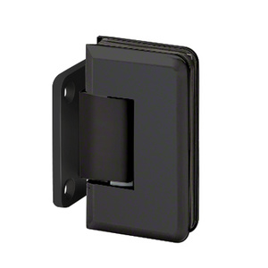 Matte Black Wall Mount with Short Back Plate Majestic Series Hinge