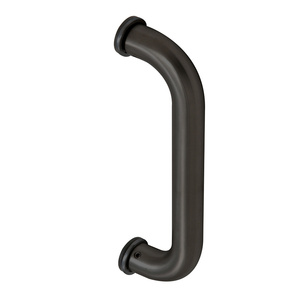 CRL Dark Bronze 8" Aluminum Door Mounted Standard Pull Handle