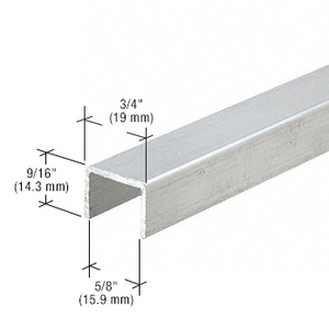 CRL Satin Anodized Series 3601 Side Jamb Channel - 144"