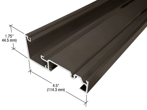 CRL-U.S. Aluminum Header, Bronze Black Anodized - 24'-2