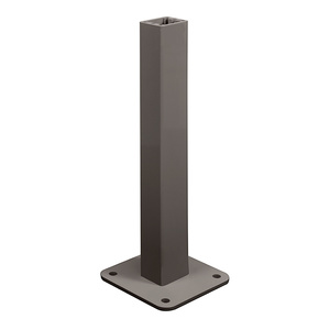 CRL Matte Bronze ARS Surface Mount Aluminum Stanchion