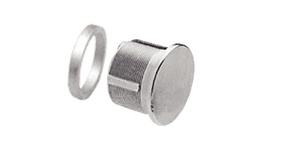 CRL Brushed Stainless Mortise Dummy Cylinder