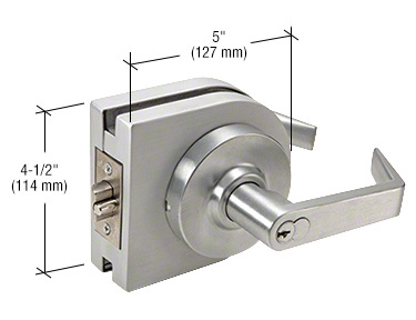 CRL Brushed Stainless Schlage® 6-Pin Classroom Lever Lock Housing - Grade 1