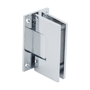 CRL Chrome Vienna Wall Mount Full Back Plate Positive Close Hinge
