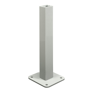 CRL Agate Gray ARS Surface Mount Aluminum Stanchion