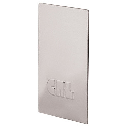CRL Polished Stainless End Cap for L21S Series Standard Square Base Shoe