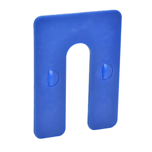 CRL Blue 1/16" x 4" Plastic Interlocking Horseshoe Shims