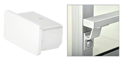 CRL Sky White 1100 Series End Cap for 1" x 2" Tubing