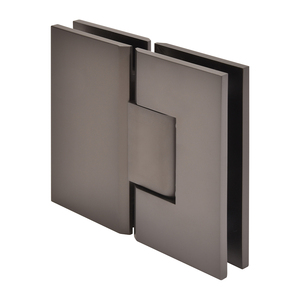 CRL Matte Gun Metal Vienna 180 Series Glass-to-Glass Hinge