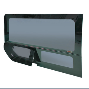 CRL 2015+ OEM Design 'All-Glass' Look Ford Transit Passenger's Side Rear  Quarter Window for 148 Extended Length Body Medium and High Top Vans