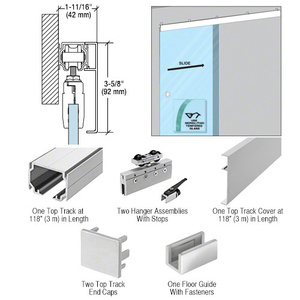 CRL50 Series Single Sliding Door Wall Mount Kit