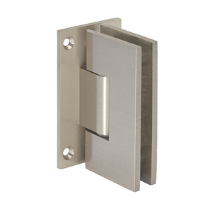 Polished Steel Square-Cornered Desk Lock in Antique-by-Hand