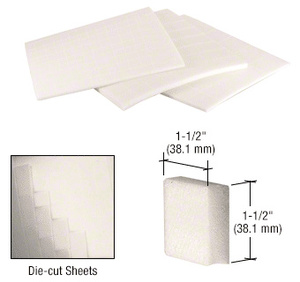 CRL 1-1/2" x 1-1/2" x 1/4" Super Duty Shipping Pads