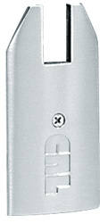 CRL Polished Stainless End Cap for 4" Tapered 1/2" Glass Wedge-Lock® Door Rail