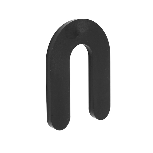 CRL Black 1/4" x 3" Plastic Horseshoe Shims