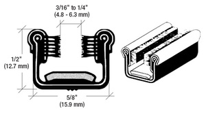 CRL Flexible 96" Channel for 1952-1967 Studebaker, White and Brockway