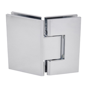 CRL Polished Chrome Vienna 045 Series 135 Degree Glass-to-Glass Hinge