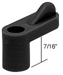 CRL Black 7/16" Plastic Window Screen Clips - Bulk