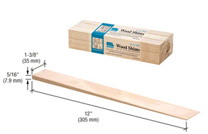 CRL BEDDAR® WOOD Shims - Bundle of 42