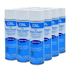 CRL Sprayway S50 Ammonia Free Glass Cleaner 19 Ounce Aerosol Can - Case of  12 S50