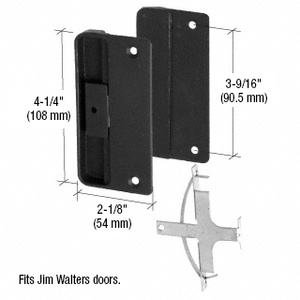 CRL Sliding Screen Latch and Pull With 3-5/8" Screw Holes for Jim Walters Doors